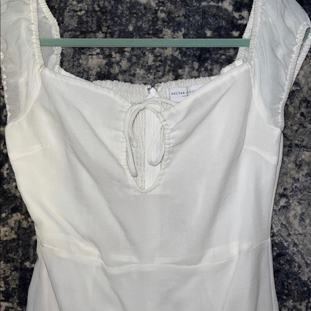 White summer dress